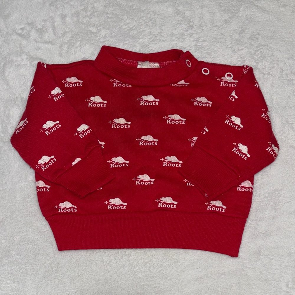 Vintage Roots Red Infant Pullover